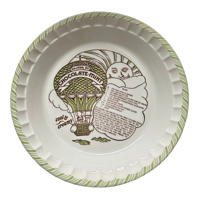 1980s Pie Plate by Royal China (Usa), Country Harvest Series For Sale