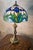 Antique Bronze Floor Lamp with Iris Glass and Lead Lampshade, 19th Century For Sale - Image 16 of 16