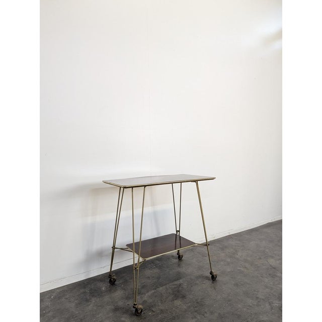 Serving Bar Cart, France, 1970s, in Very Good conditions. Designed 1970 to 1979