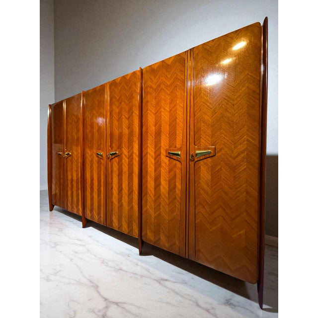 Mid-Century Modern Italian Wardrobe by La Permanente Mobili Cantù, 1950s For Sale - Image 4 of 18