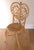 1970s Vintage 1970s Boho Bamboo & Rattan Heart Back Chair For Sale - Image 5 of 17