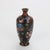 Early 20th Century Antique Cloisonne Enameled Cabinet Vase With Garden Flowers Early 20thC For Sale - Image 5 of 5