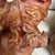 Impressive pair of large terracotta Chinese Foo Dogs / Guardian Lions, each measuring approximately 19 inches tall. The...