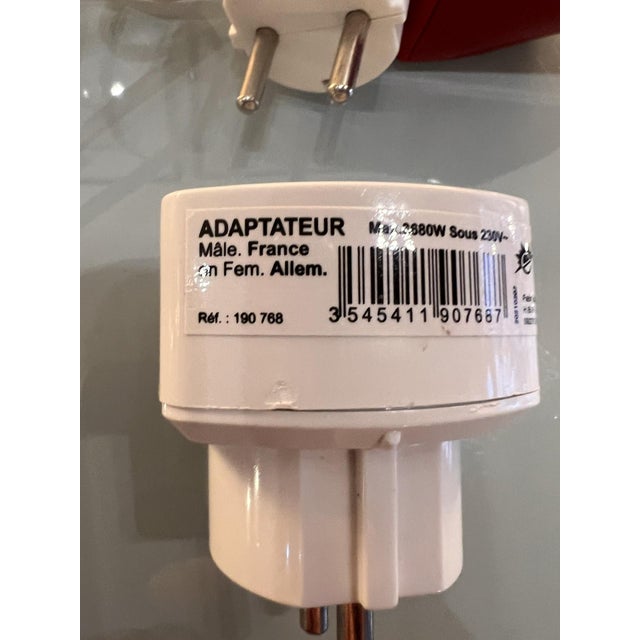 Vintage Japanese Red Copal Clock, 1970s For Sale - Image 10 of 11