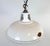 White Industrial White Enamel Factory Pendant Lamp from Thorlux, 1960s For Sale - Image 8 of 17