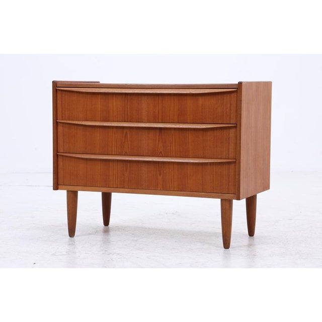 Mid-Century Teak Chest of Drawers, 1960s-1970s For Sale - Image 4 of 11