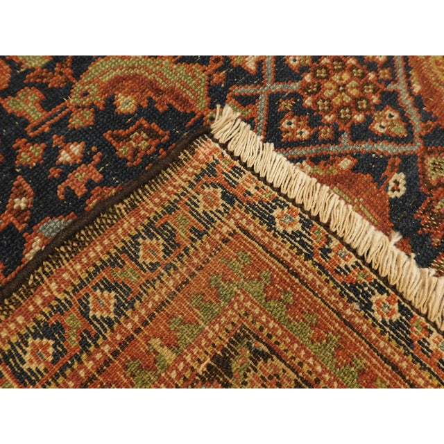 1900 Antique Persian Fereghan Rug For Sale - Image 12 of 13