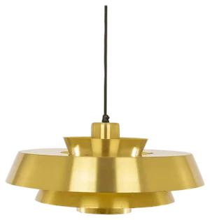Brass Nova Pendant by Jo Hammerborg for Fog & Mørup, 1960s