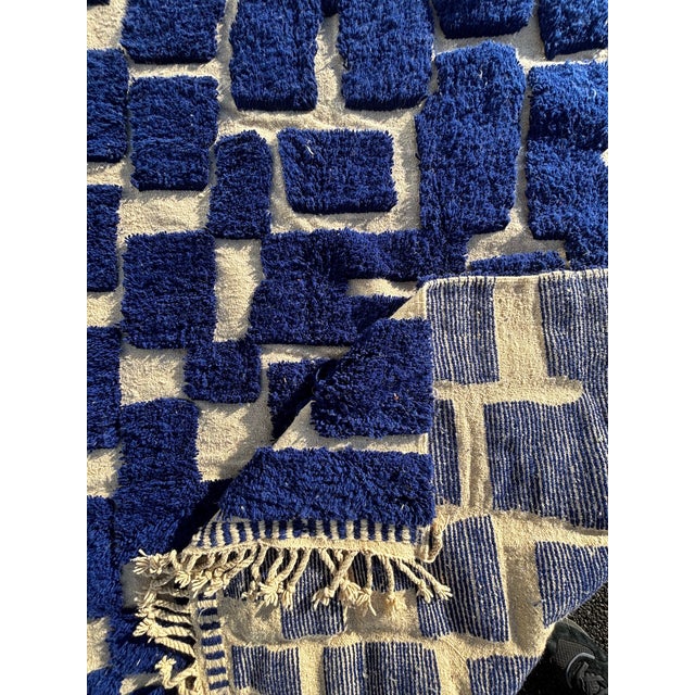 Moroccan Beni Ouarain Mrirt Rug, 1990 For Sale - Image 11 of 12