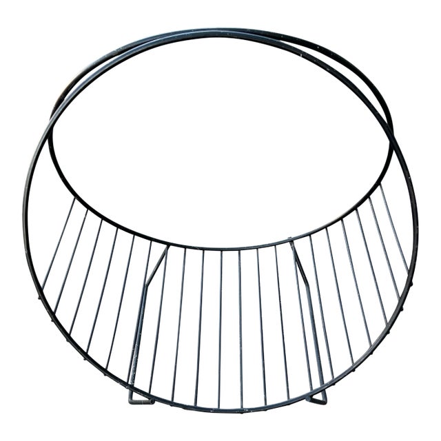 1980s Modern Circular Magazine Rack For Sale