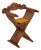 Vintage Savonarola Folding Chair For Sale