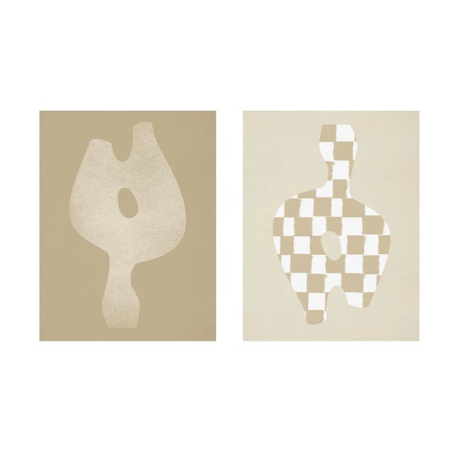 2020s Contemporary Checkered Abstract Giclee Prints - Set of Two For Sale - Image 5 of 5