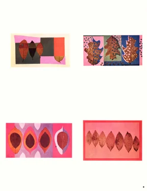 Josef Albers 1963 "Interaction of Color" Folder Xxv-4 Left Side "Autumn Leaves" Print