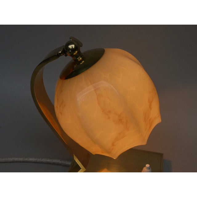 Vintage Bauhaus Bedside Lamps in Brass, 1920s, Set of 2 For Sale - Image 13 of 18
