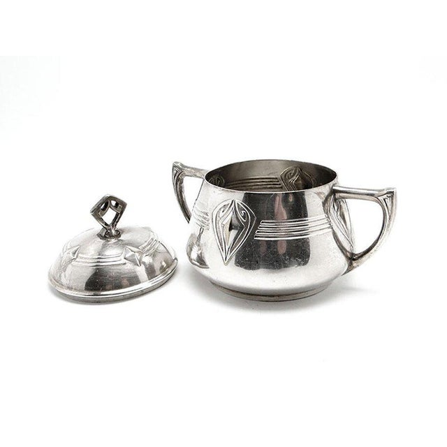 Silver Sugar Bowl from WMF, Germany, Early 20th Century For Sale - Image 8 of 13