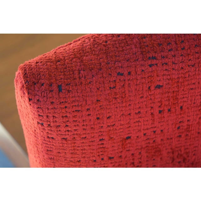 Red Large Adrian Pearsall Platform Sofa For Sale - Image 8 of 12