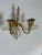 Crystal and Brass Wall Sconce with Glass by Lightolier, 1950s For Sale - Image 9 of 18