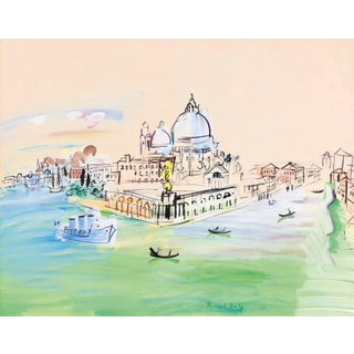 Raoul Dufy La Pointe De La Douane Venise Giclee LTD Edition For Sale