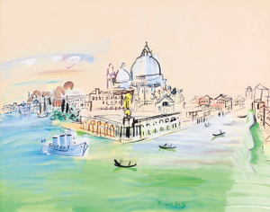 Raoul Dufy La Pointe De La Douane Venise Giclee LTD Edition
