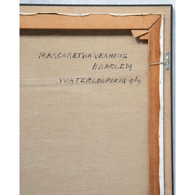 Margaretha Verheus, Waterloo Puppets, 1969, Oil Painting on Canvas, Framed For Sale - Image 11 of 13