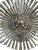 19th C Portuguese Sterling Silver Wall Hanging Embossed Splendor With Stone 12" H For Sale In New York - Image 6 of 6