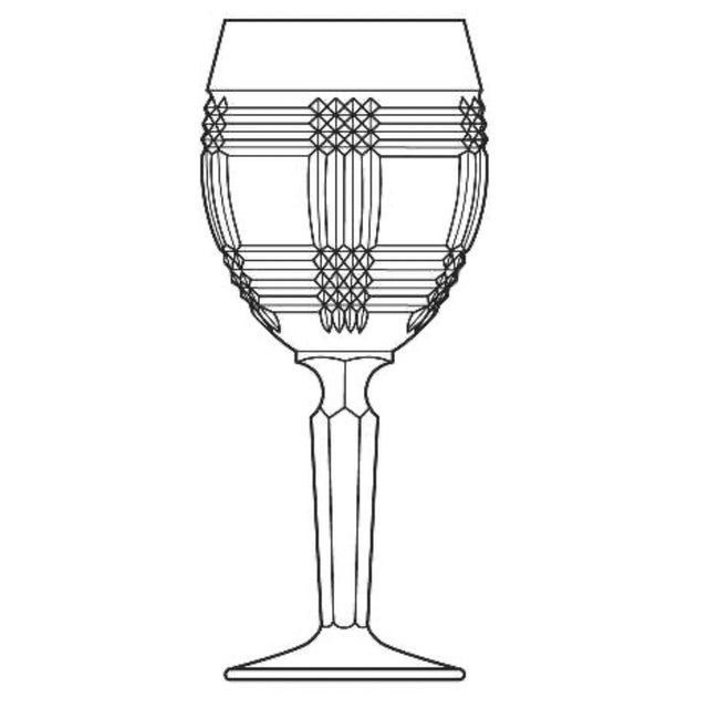 Transparent Vintage Birdbath Ralph Lauren Glen Plaid Goblet - 14 Oz For Sale - Image 8 of 11