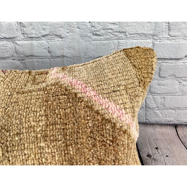 Turkish 16 x 24 Rug Pillow Bosporus Harmony Turkish Pillow Cushion Cover For Sale - Image 3 of 4