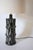 Grey and Black Ceramic Table Lamp by Barracuda Interiors For Sale - Image 4 of 6