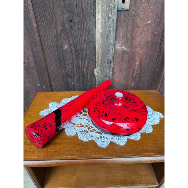 Vintage Murano Glass Vases, 1970s, Set of 2 For Sale - Image 14 of 18