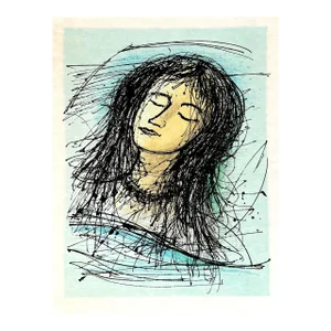 Jean Carzou Original Lithograph L’adieu Aux Armes 1 Mourlot 1964