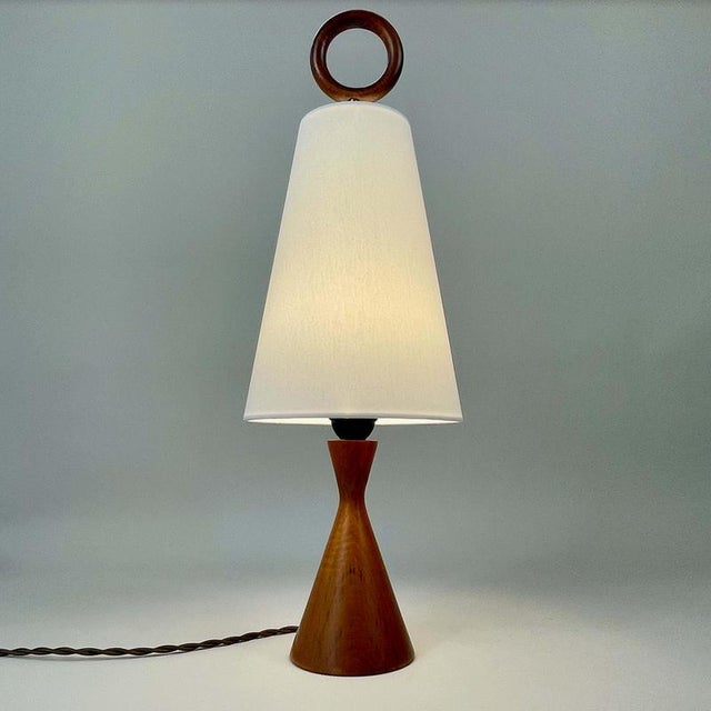 Mid-Century Teak Table Lamp, Sweden, 1960s For Sale - Image 10 of 14