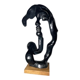 Austin Productions Tall Vintage Sculpture "Portrait of a Woman" by Klara Server For Sale
