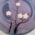 Antique 1920s Japanese Tea Setting Blue Lusterware Cherry Blossom Trees - 15 PCS For Sale In Chicago - Image 6 of 9