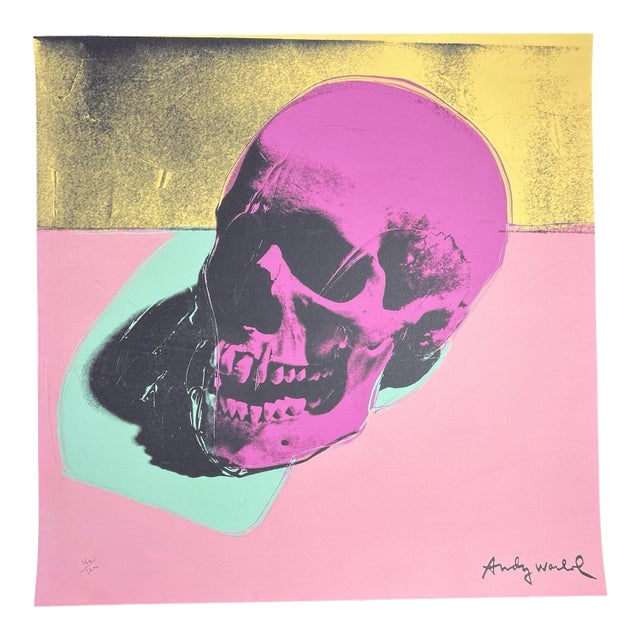 1986 Carnegie Museum of Art After Andy Warhol "Skull" Lithograph For Sale