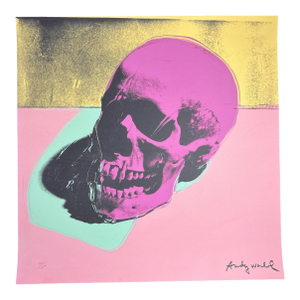 1986 Carnegie Museum of Art After Andy Warhol "Skull" Lithograph