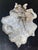 Silver Vintage Art Nouveau Style Winged Fairy Leaf Wall Plaque Tray For Sale - Image 8 of 9