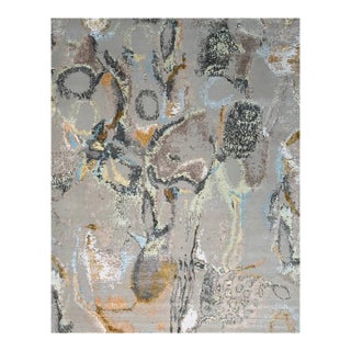 Handwoven Modern Abstract Area Rug 12x15 For Sale