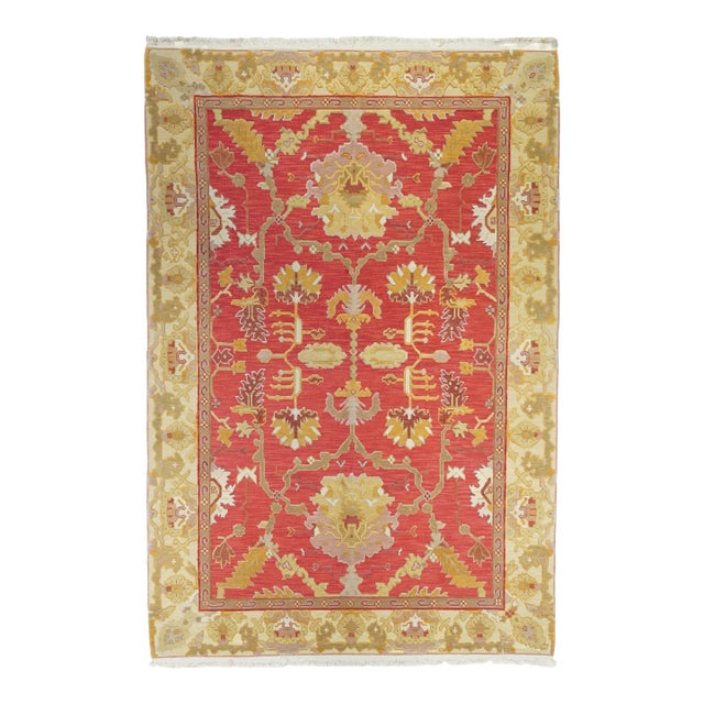 Vintage Sumak Manchoria Rug 6'0'' X 9'0'' For Sale