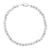 21 Round Diamond 4-5 Pointer Each Tennis Bracelet in 14 K White Gold, 1.0 Ct For Sale - Image 10 of 11