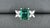 3.38 Ct Gia Certified Zambian Emerald & Diamond Ring Size 6.5 For Sale - Image 4 of 9