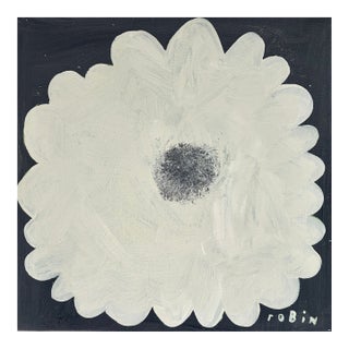 Flower Sixteen. Small Painting by Robin Zingone. For Sale