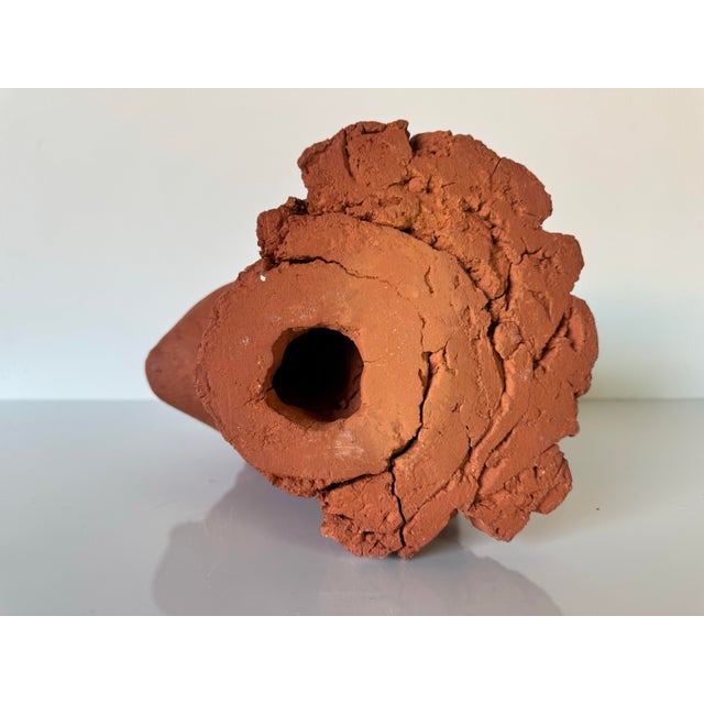 Vintage Terracotta Sculpture Bust of a Young Girl For Sale - Image 10 of 10