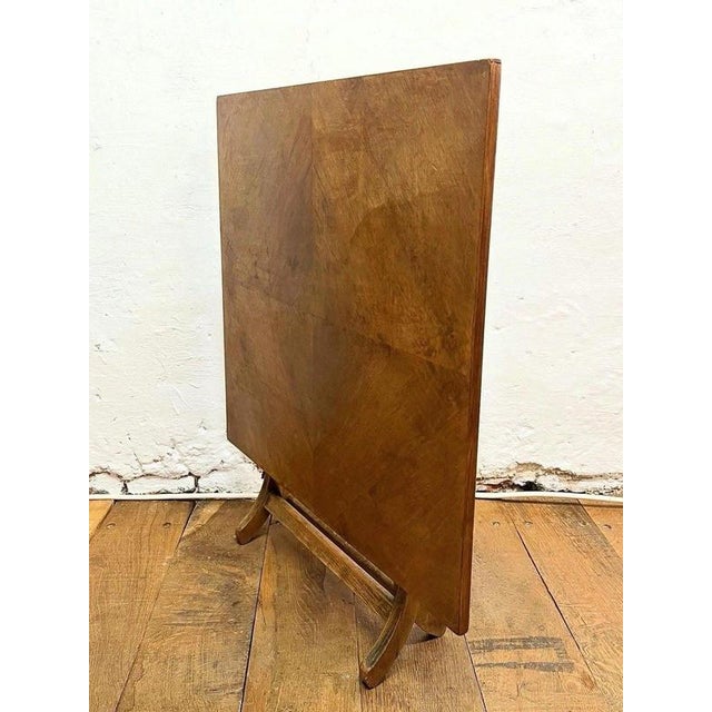 1960s Mid-Century Meredew Square Folding Card Table, 1960 For Sale - Image 5 of 7