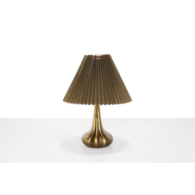 Vintage Brass Orient Table Lamps by Jo Hammerborg, 1960s, Set of 2 For Sale - Image 6 of 6