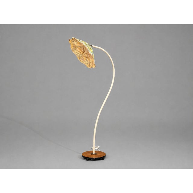 1930s 1930s Swedish Modern, Organic Floor Lamp, Cord, Wood For Sale - Image 5 of 10