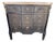 Theodore Alexander Marble Top Crocodile Embossed Three Drawer Chest For Sale