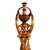 Egyptian Revival Carved Wood Figural Pedestal Side Table For Sale In Greensboro - Image 6 of 10