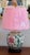Pretty chinoiserie style ginger jar lamp with new pink fabric shade. Attractive pink and deep emerald green hand painted...