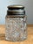 Antique Monogrammed Metal Topped Glass Vanity Jar For Sale - Image 16 of 18
