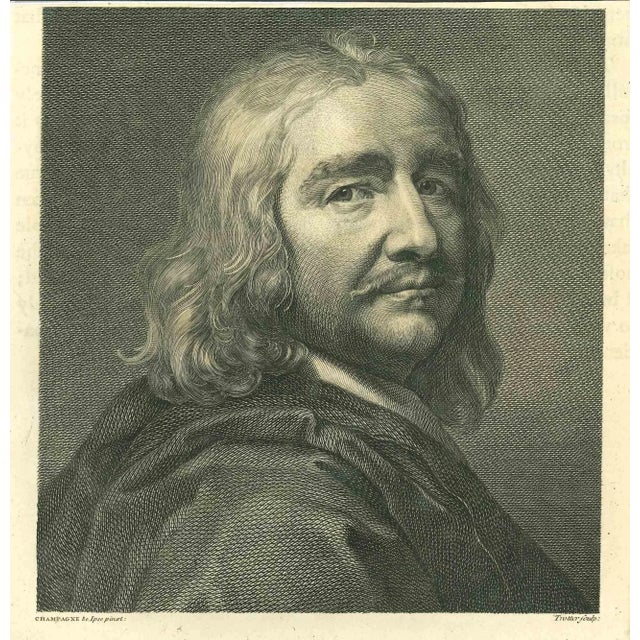 Portrait is an original artwork realized after Thomas Trotter (1756 - 1803). Original Etching from J.C. Lavater's "Essays...